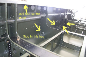 Add switch panel above. Run chase through lightening holes